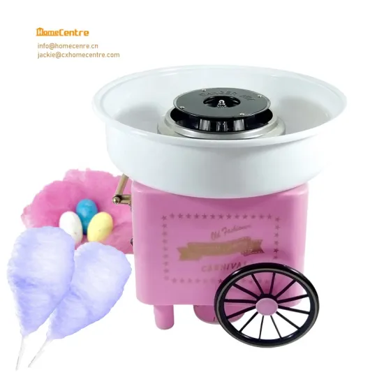 Portable Countertop Cotton Candy Floss Maker with Wheels: Easy and Fun Sweet Treats on the Go