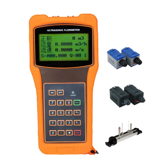 Handheld Ultrasonic Flowmeter for Liquid and Water Flow Rate Measurement