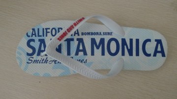 100% EVA promosi timbul sandal jepit, RoHS bersertifikat