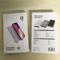 Banque de puissance sans fil de chargeur de téléphone portable 10000mAh QI