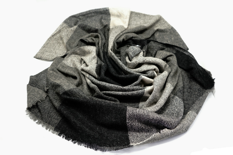 Printed Wool Scarf Yf 2015 180 02