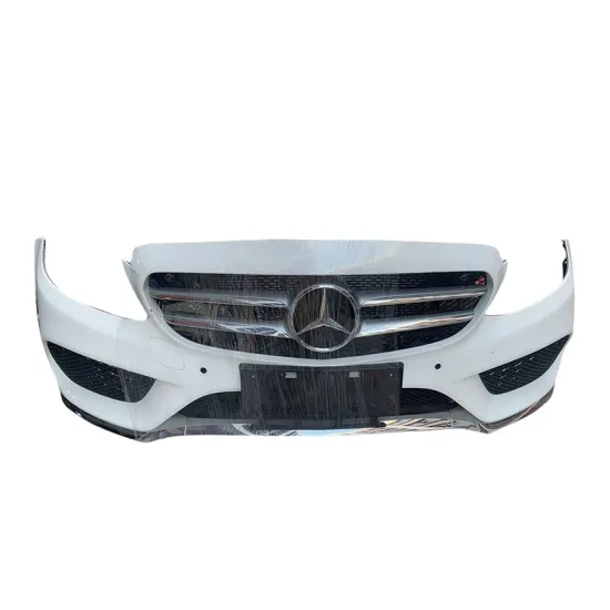 Front Grille and Bumper Accessories for Mercedes C Class W205 Including Fog Lamps and Radiator