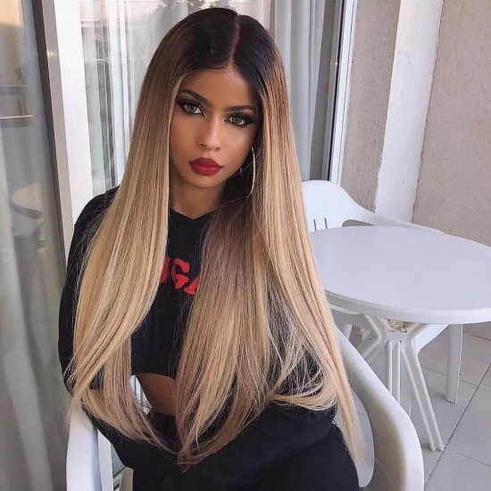 Wholesale 1B27 Blonde HD Full HD Lace Frontal Closure 100%Human Hair Wig Mink Brazilian Cuticle Aligned Pre Plucked Lace Wigs