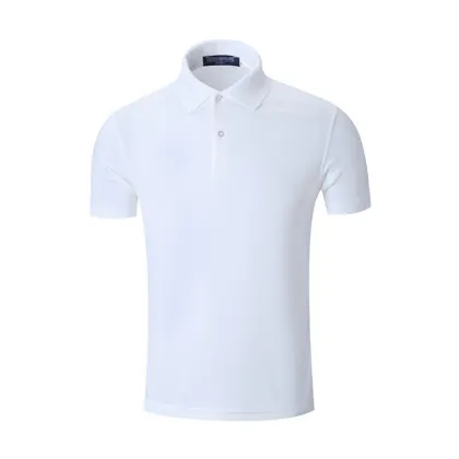 Customized Lapel 180g Polyester Polo Shirt - Fitness Shirts Short Sleeves