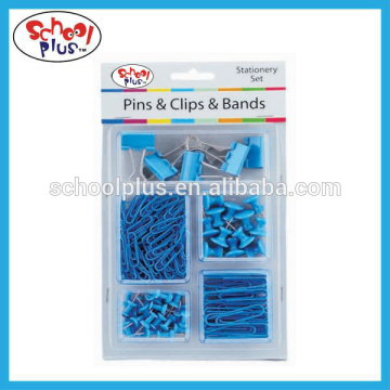 clip and push pin set for office