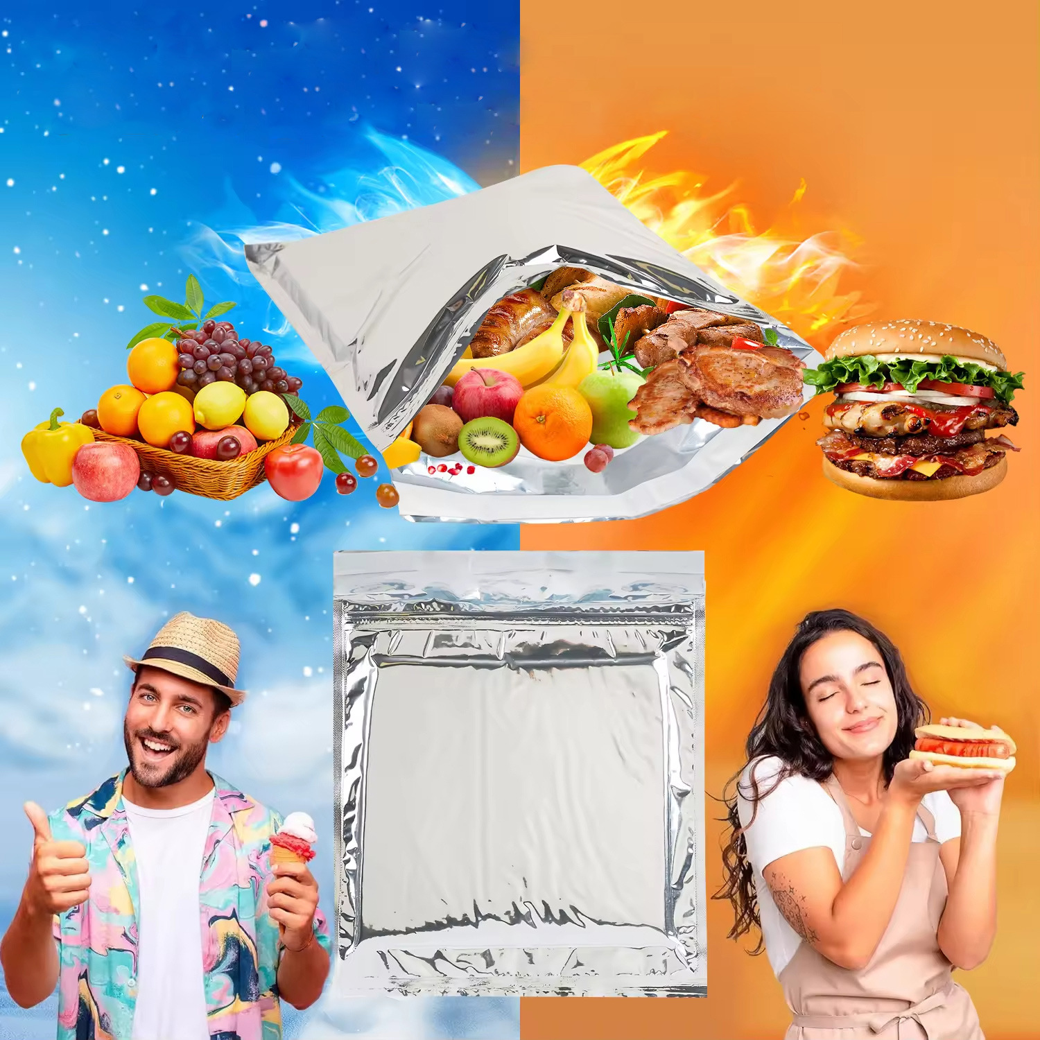 small insulated bags for frozen food