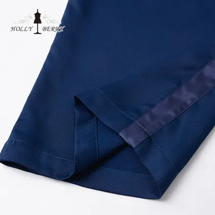 Casual Lightweight Blue Women Loose Wide Leg Pants
