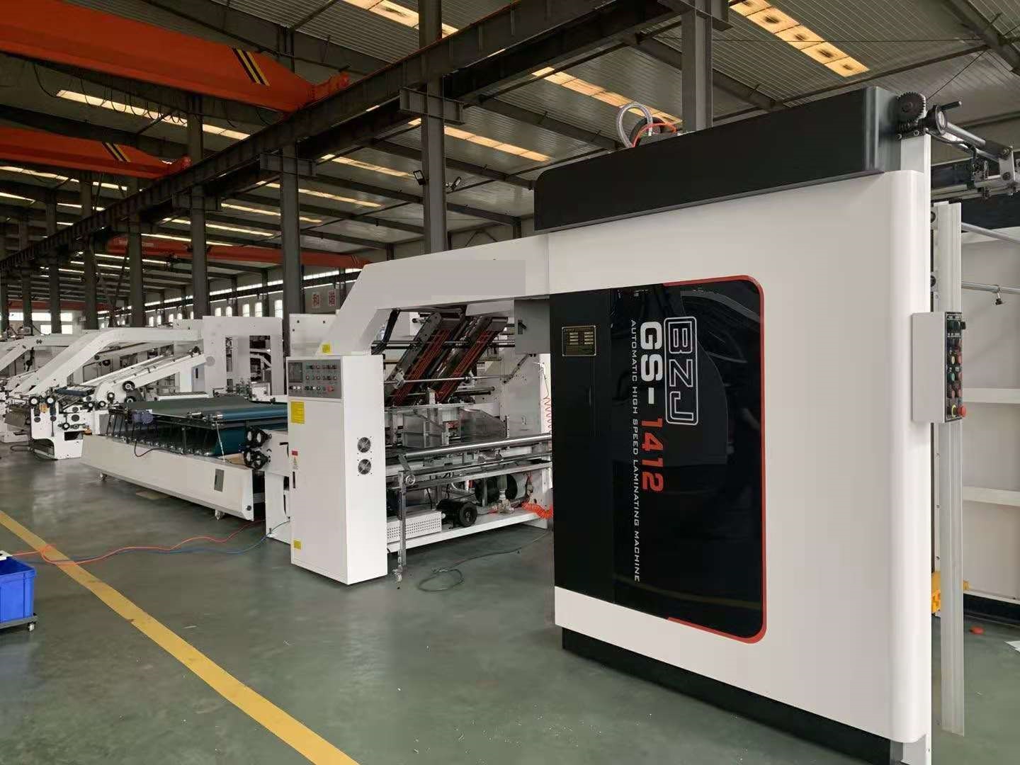 5 layers corrugated cardboard flute laminating machine