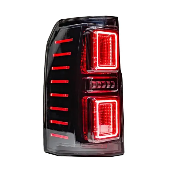 Smoked Black LED Headlights and Taillight Assembly for Land Rover Discovery 3 & 4 Modification