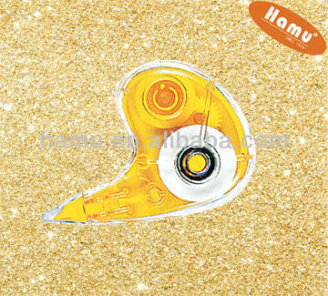 Yellow Plastic Correction Tape Stationery