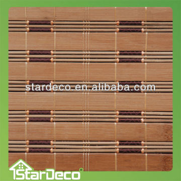 Woven roll up bamboo blind manufacturer