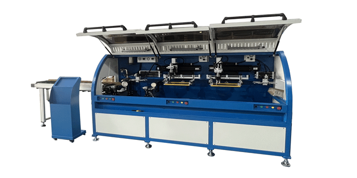 Glass bottle automatic screen printing machine