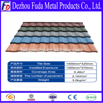 hot sale stone coated roofing tile