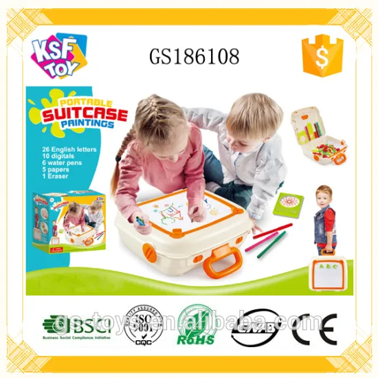 Multifunctional Educational Toy Portable Suitcase Painting Toys