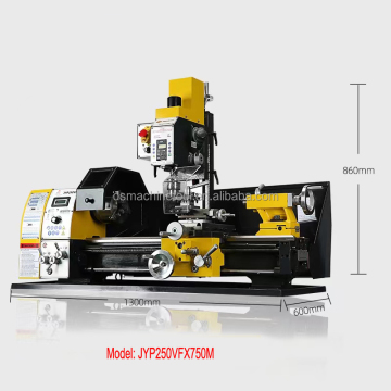 JYP250VF 3-in-1 Metal Working Lathe, Mill, and Drill Machine