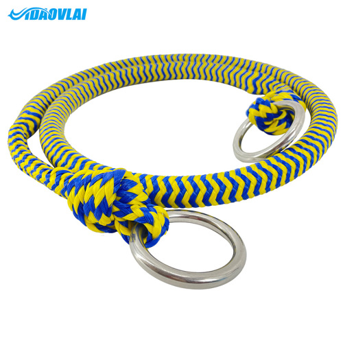 Inflatable product fixing elastic tow rope for water Inflatable trampoline on water inflatable slide Buffer connection rope