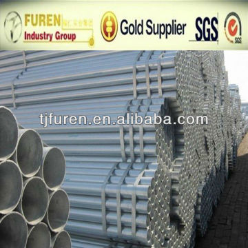 Galvanized pipes with thread and socket