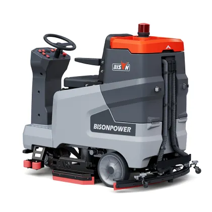 Bison Ride-On Driving Floor Scrubber