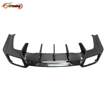 R Style Carbon Fiber Rear Bumper Diffuser for Benz AMG GT GTS 2015-2018