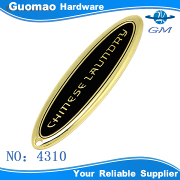 promotional custom engraved metal tag with logo