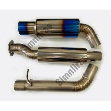 4,5 &quot;Titan-Single Tipp Catback-Auspuff für Nissan 370Z Z34 09-17