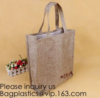 JUTE TONE BOX TOTE,CINCH BAGS,JUTE SHOPPING BAGS,JUTE GIFT BAGS,JUTE FABRIC CONFERENCE BAGS,LAUNDRY