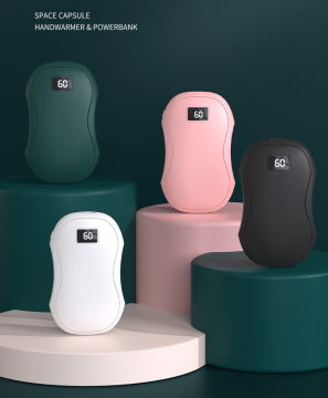 ชาร์จได้ 4000mAh 2-in-1 Hand Warmer &amp; Power Bank-ของขวัญที่สมบูรณ์แบบสำหรับผู้ชายและผู้หญิง