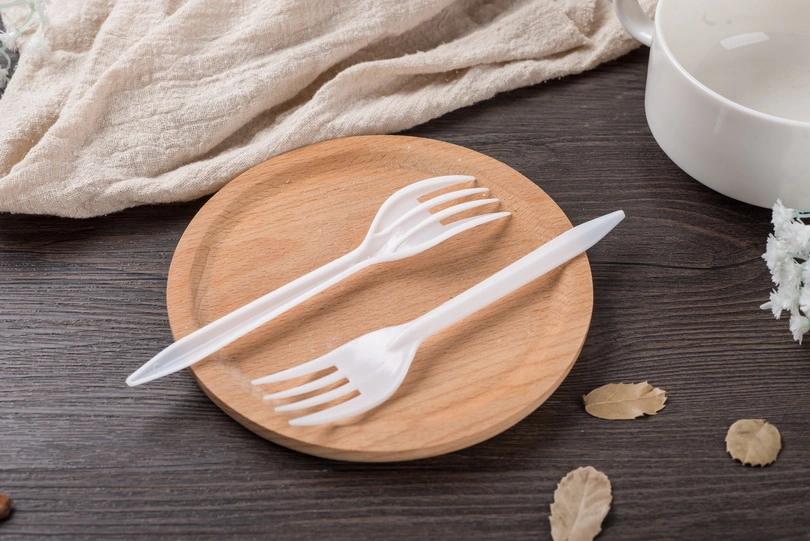 Compostable Forks Disposable Flatware for Dessert Ice Cream