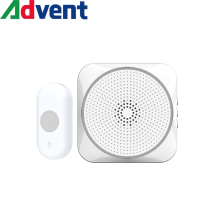 Wireless Flash Doorbell System with Battery Button