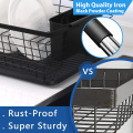 Durable Metal Bowl Dish Drying Rack Sink