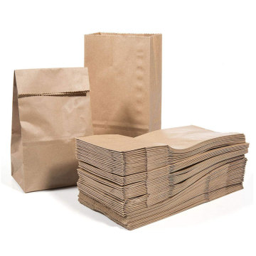 Bán buôn Túi giấy Kraft Bán buôn đa kích cỡ Square Square Food đóng gói cho nhà hàng
