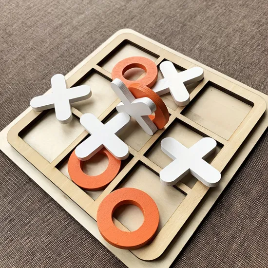 Promotion Toys Wooden XOXO Triple Tic Tac Toe: An Early Educational Game