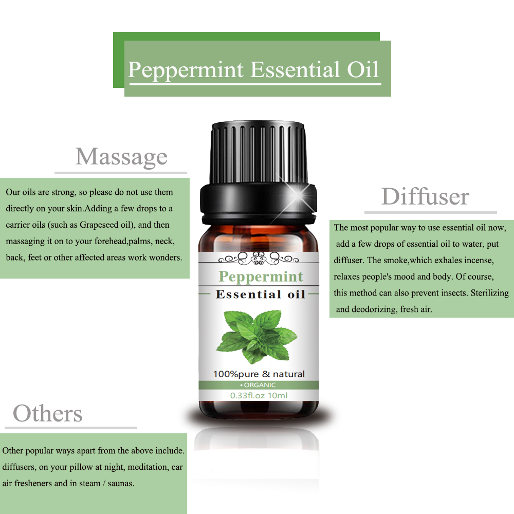 Factory Extraction Best Price 100% Pure Peppermint Oils