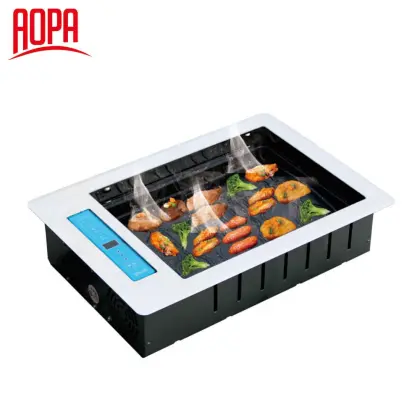 AOPA Korean BBQ Roaster Stove Grill Table Barbecue