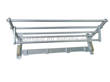 aluminum towel rack