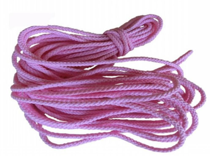 Pink Twisted Cord for shoelack