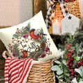 Cotton Velvet Cushion Covers Christmas Pillow Cover Lumbar Throw Pillow Case Manufactory