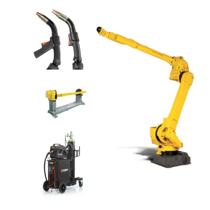 Fanuc M-710iC/12L Robotic Arm for Arc Welding with Kemppi Equipment