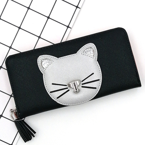 Wallet Valentino Custom dimensional cute cat PU wallet Manufactory