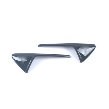 ABS Carbon Fiber Side Camera Protective Cover for Tesla 2021 Model Y - Anti-Scratch Side Leaf Plate