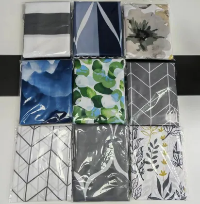 Wholesale 3D Peva Bathroom Curtains: White Fabric Curtains for Washrooms