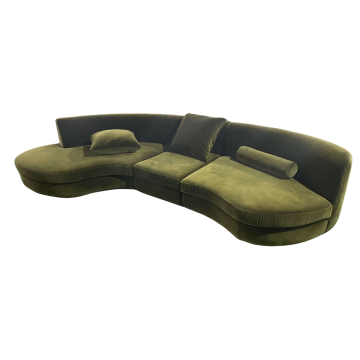 modern luxury green recliner sectional living room sofas