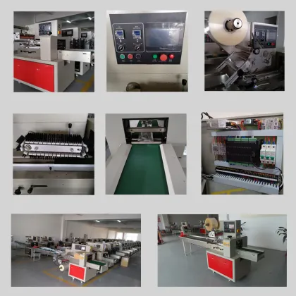 Automatic Sliced Bread Egg Roll Cheddar Cheese Pillow Packing Machine