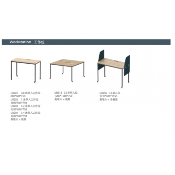 Mobilier de bureau de haute qualité bureau de poste de travail moderne