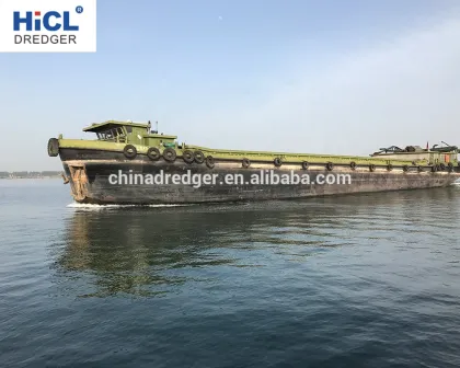 China HICL Dredger Shipyard 300t River Sand Barge with CCS Certificate