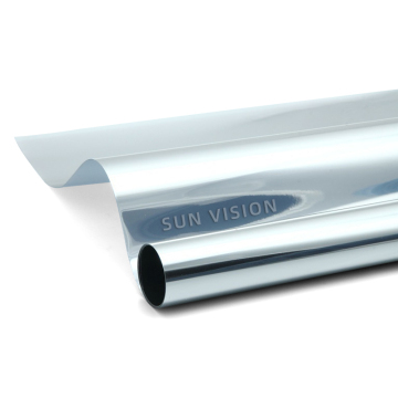 One-Way Privacy Blue Silver Window Film for IR Rejection