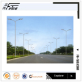 8m 10m 12m Lampu Galvanized Post Lighting Pole