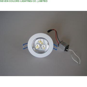 3X1W TOP LUMEN LED DOWNLIGHT