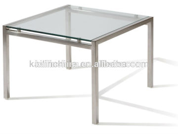 T25 latest stable metal powder coated leg glass top OEM custom made factory direct sell green material tea coffee table