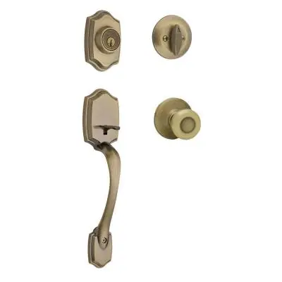 Dakota Single Cylinder Satin Nickel Handleset